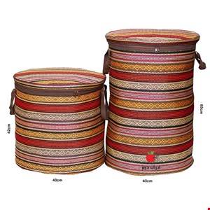 ست 2تیکه سبد اسباب بازی 
