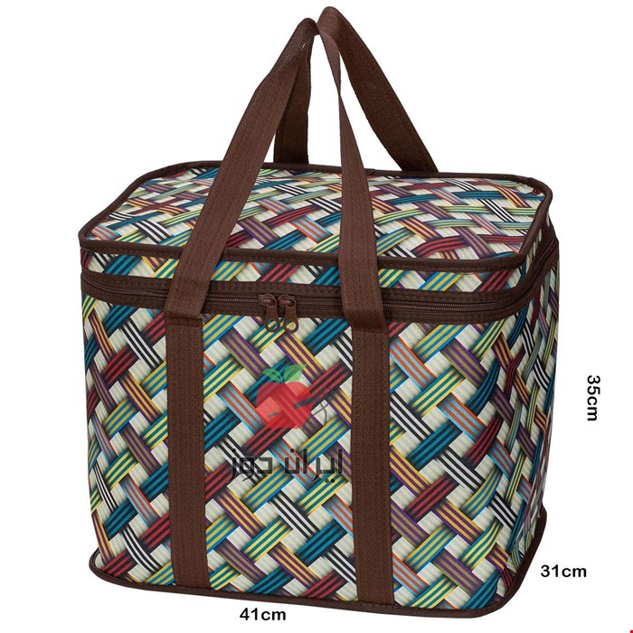 سبد پیک نیک پارچه کرپ | مقاوم، جادار و کاربردی