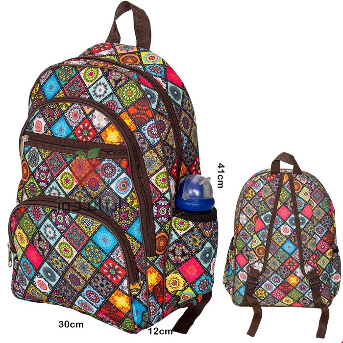 کوله پشتی دانش آموزی کرپ چاپی